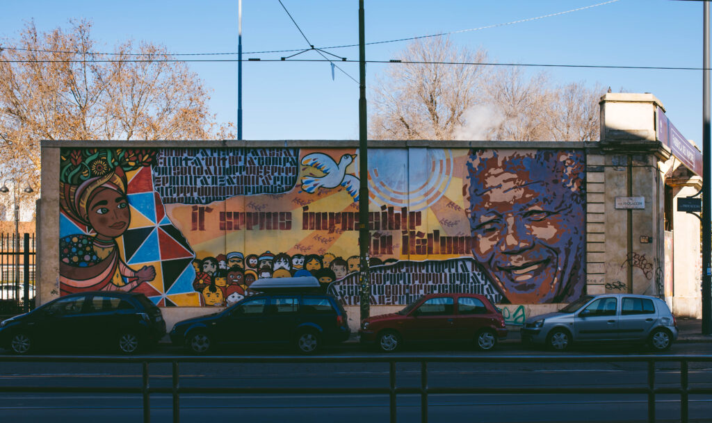 Murales nel quartiere Isola