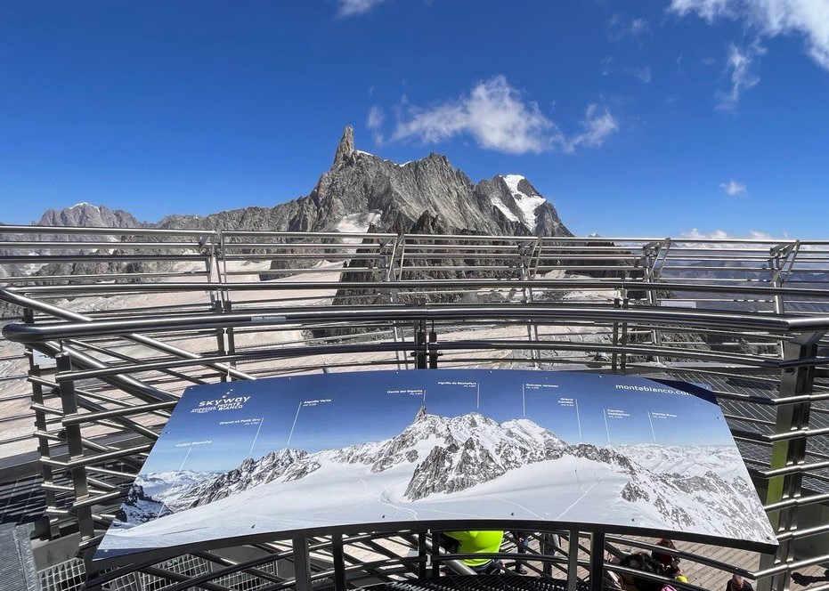 Dente del Gigante dalla Skyway Monte Bianco