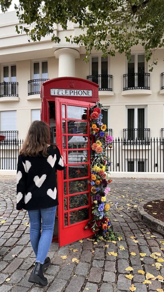 Posti instagrammabili a Londra: cabina telefonica