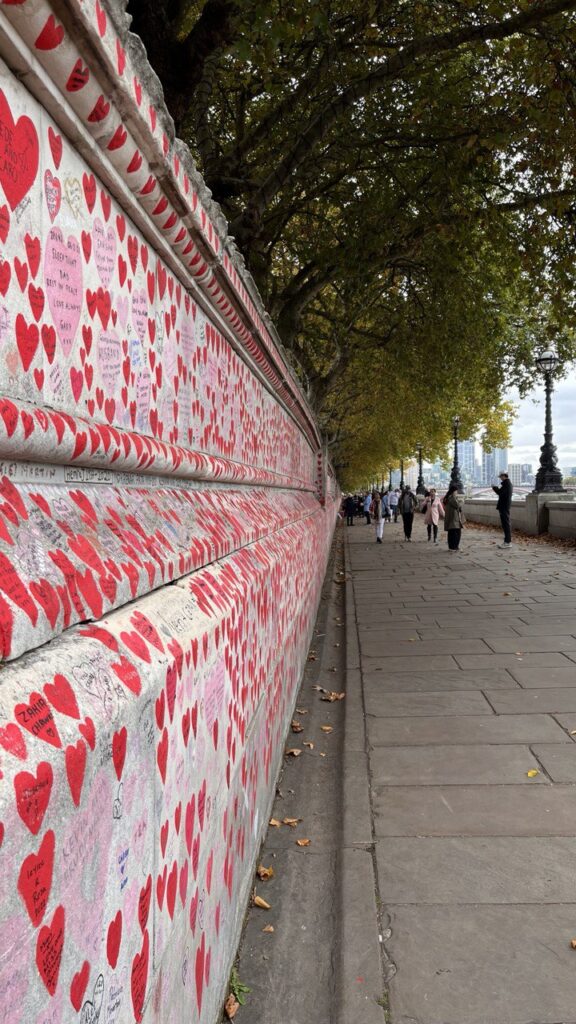 Cosa vedere a Londra: Covid Memorial Wall