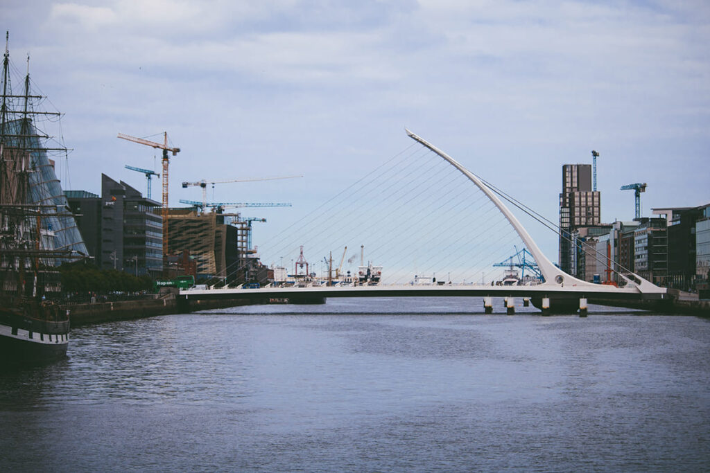Weekend a Dublino: Samuel Becket Bridge